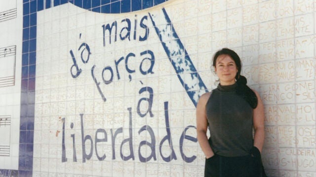Luísa Villalta en Portugal. 