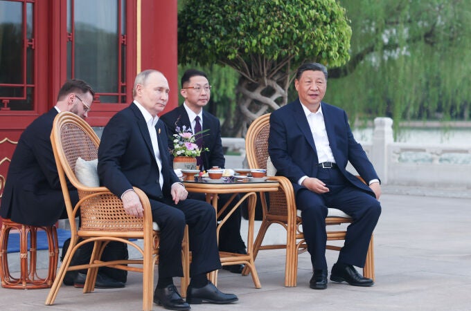 China/Rusia.- Xi y Putin intercambian impresiones "con todo detalle" sobre la guerra en Ucrania