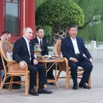 China/Rusia.- Xi y Putin intercambian impresiones &quot;con todo detalle&quot; sobre la guerra en Ucrania