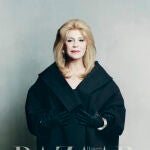 Fotografía de portada de Harper’s Bazaar de la Baronesa Thyssen 