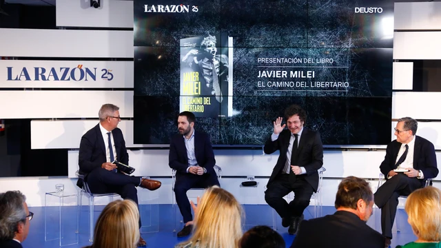 El presidente Argentino Javier Milei presentará esta tarde su libro "El camino del libertario" en LA RAZÓN