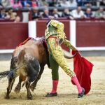 El diestro Juan de Castilla en la séptima corrida de la Feria de San Isidro, este domingo en la Plaza de Toros de Las Ventas.