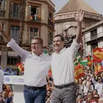 9J.- Actos de PP y PSOE este domingo en Andalucía con Feijóo, Moreno, Ribera y Zapatero a 4 días del inicio de campaña