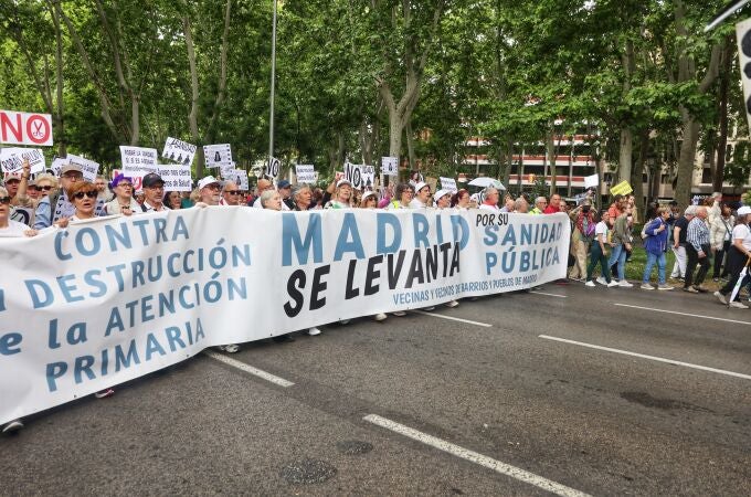 Nueva manifestación en Madrid para defender la sanidad pública
