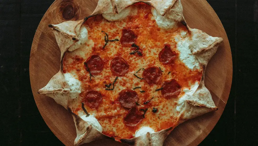 La pizza en forma de estrella de by Mister 01