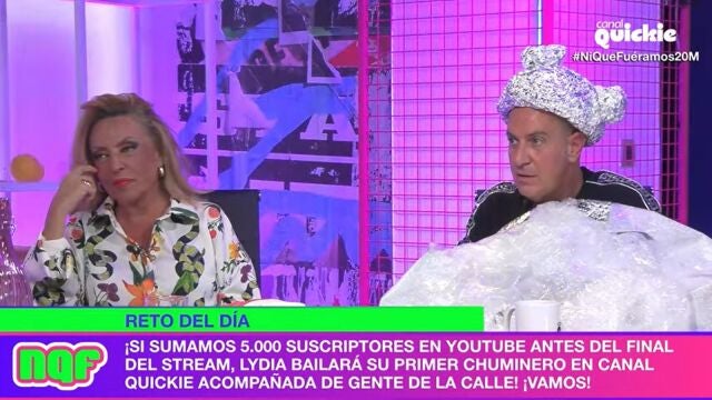 Lydia Lozano y Víctor Sandoval en "Ni que fuéramos Shhh"