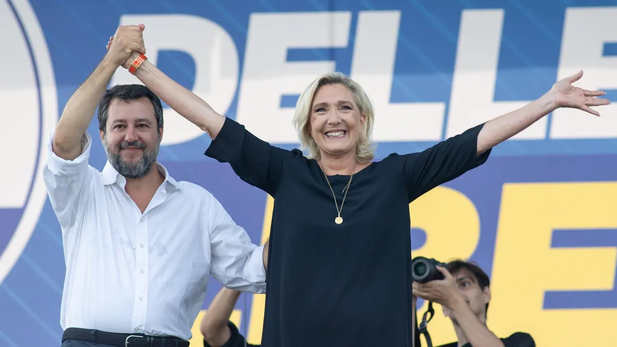 Le Pen y Salvini rompen con Alternativa para Alemania en la Eurocámara