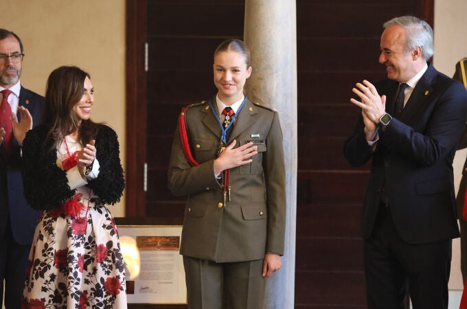 La Princesa Leonor recibe la Medalla de las Cortes de Aragón