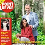 Los Reyes Felipe y Letizia, portada de la revista "Point de Vue"