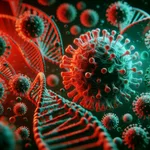 Representación de secuencias de virus integradas en el ADN humano