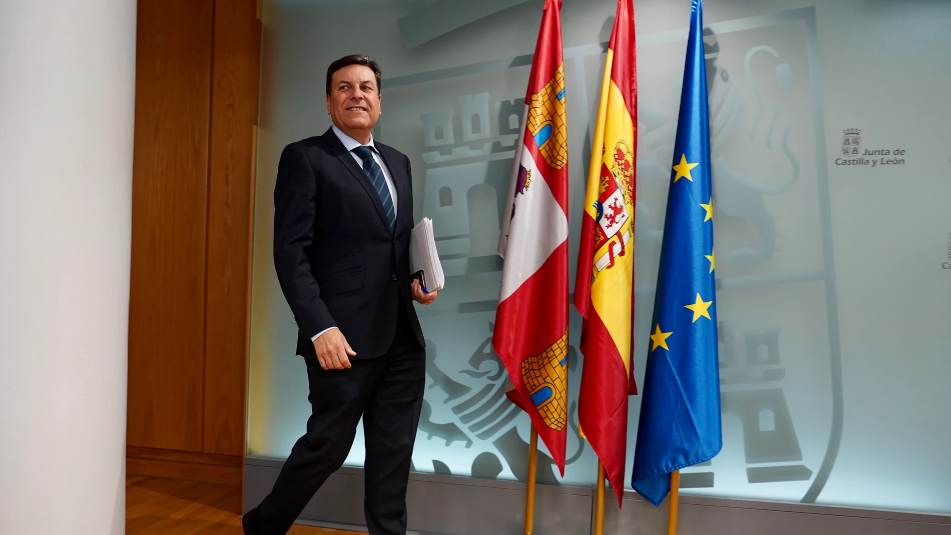 El consejero portavoz Carlos Fernández Carriedo