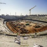 Dos heridos y cuatro detenidos en una pelea entre trabajadores de las obras del Camp Nou