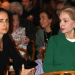 Designer Carolina Herrera and daugther Carolina Adriana Herrera during gala "Dacer" in Madrid on Thursday 24 October 2019.