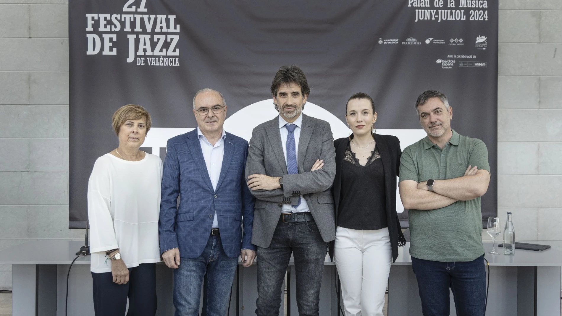 Presentación de la 27ª edición del Festival de Jazz de València en el Palau de la Música. AYUNTAMIENTO DE VALÈNCIA 24/05/2024