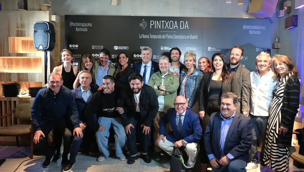 Algunos de los invitados al evento