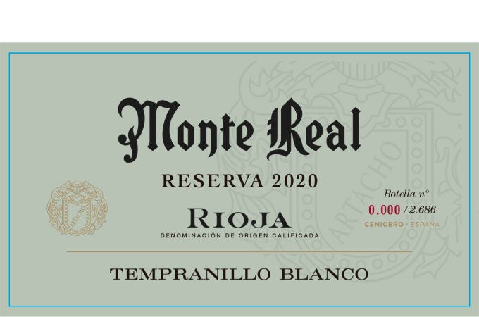 Monte Real Colección Larrendant Tempranillo Blanco Reserva