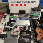 Los Mossos recuperan un violín robado, valorado en 22.000 euros