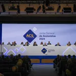 Un momento de la Junta General de Accionistas del grupo ACS, en la que participaron los máximos ejecutivos de la compañía