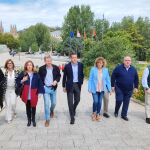 Raúl de la Hoz, visita, junto a Dolors Monserrat, Javier Lacalle y Alejandro Vázquez, entre otros, el Museo de la Evolución Humana de Burgos