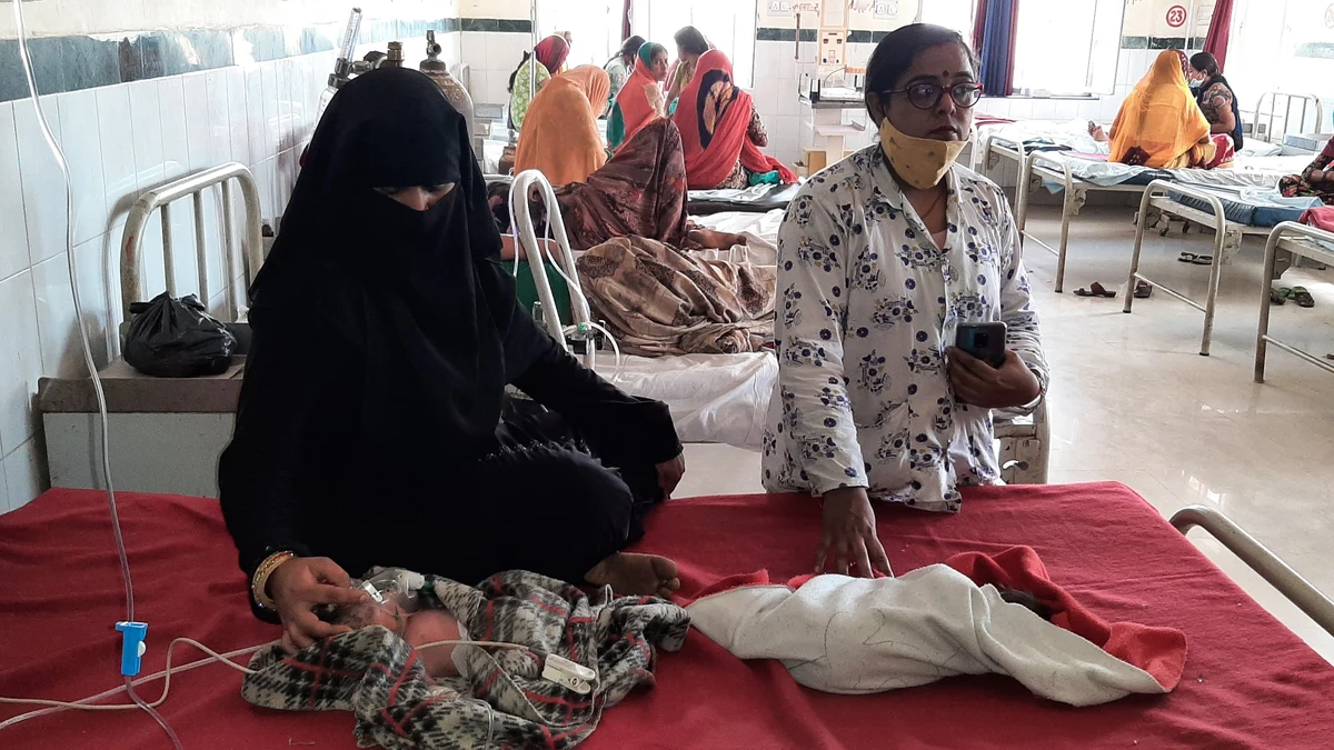 Mueren siete bebés en el incendio de un hospital en India