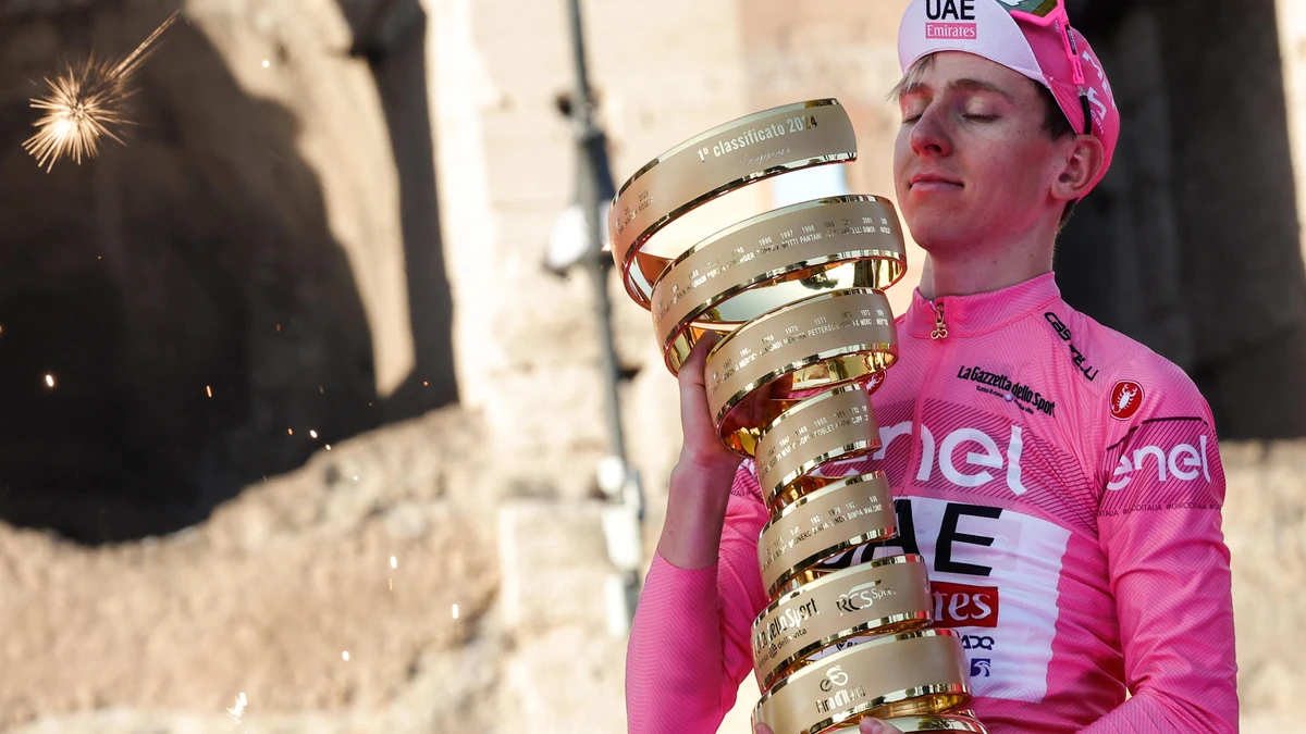 Pogacar, un ganador de otro tiempo en el Giro