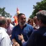 Abascal asiste a un acto de campaña de VOX en Valencia