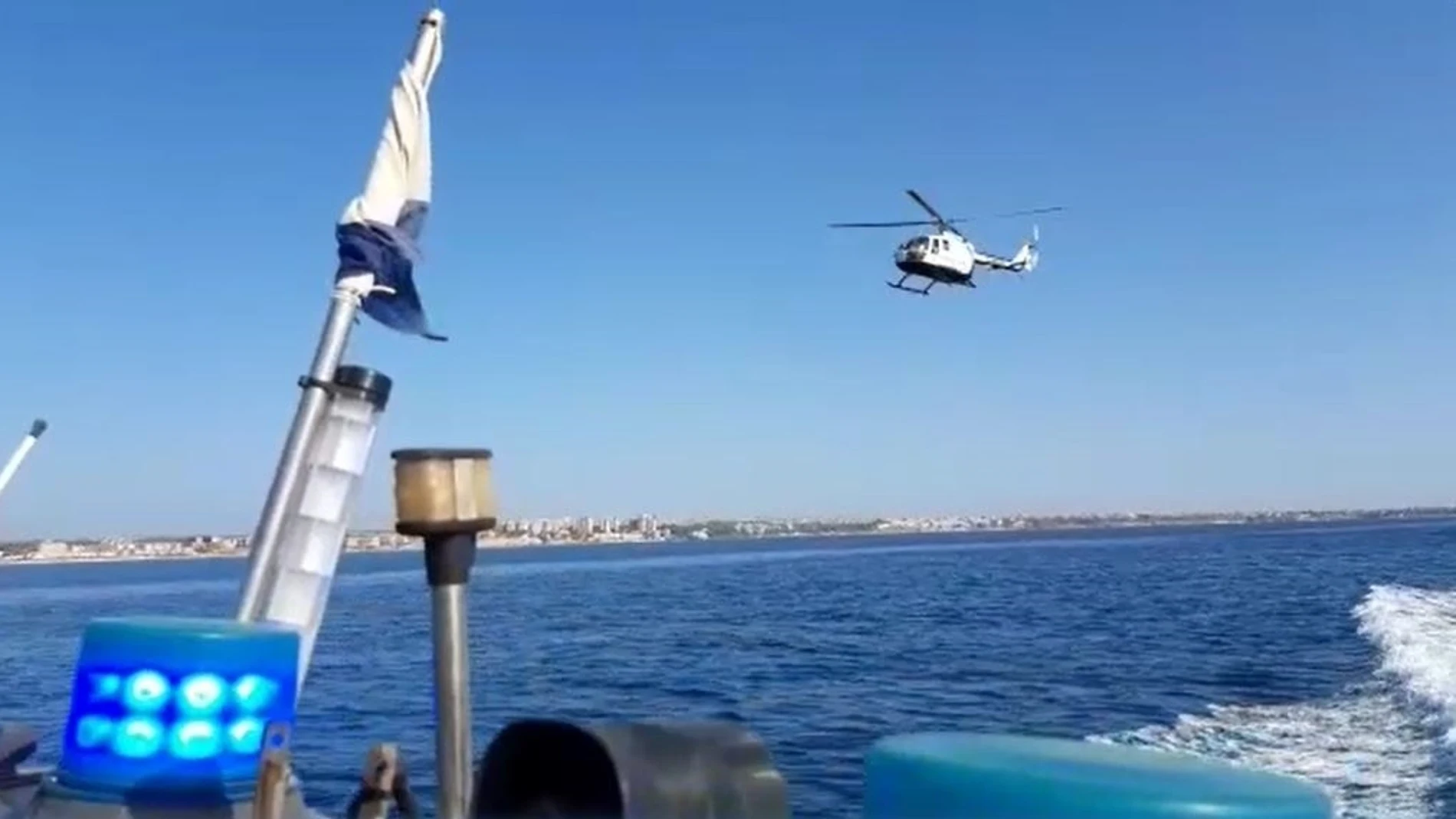 Imagen de archivo de una persecución en el mar