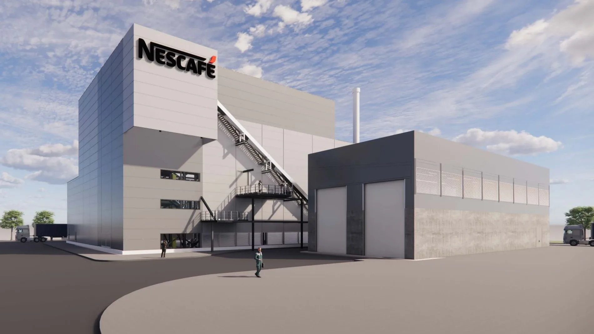 Una imagen de la fábrica de Nestlé