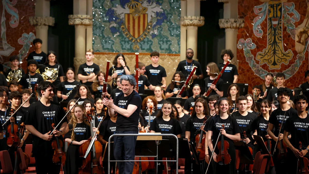 Dudamel hace vibrar a Beethoven con una orquesta de jóvenes músicos