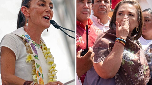Claudia Sheinbaum y Xóchitl Gálvez pisan el acelerador en la recta final de sus campañas