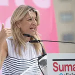 Yolanda Díaz acusa al PSOE de "falta de lealtad" y exige un debate en el Congreso sobre el envío de armas a Ucra
