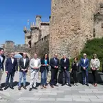 Eduardo Diego y Marco Morala presiden la reunión de la Comisión de Patrimonio en el castillo de los Templarios de Ponferrada