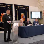 Carlos Pollán durante la presentación del monográfico de los 40 años del Estatuto de Autonomía