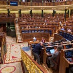 Bancos vacios en el Congreso de los Diputados. David Jar