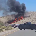 Un F-35 se estrelló contra una ladera en Nuevo México 