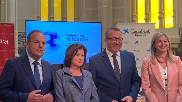 Acto de presentación hoy del informe Panorámica Alicante de la Cámara de Comercio de Alicante