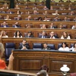 Sánchez asiste a la última sesión de control al Gobierno en el Congreso de los Diputados antes de las elecciones europeas