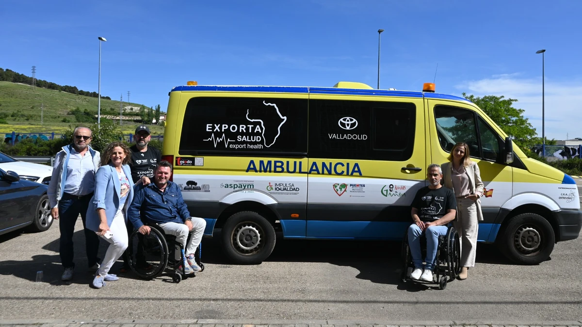 PUEMTES entrega desde Valladolid el primer vehículo para que menores con discapacidad en Gambia puedan recibir tratamientos