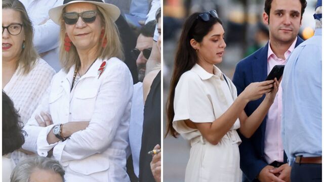 La infanta Elena eclipsa con su elegancia la reaparición de Froilán en Las Ventas con su amiga Belén Perea