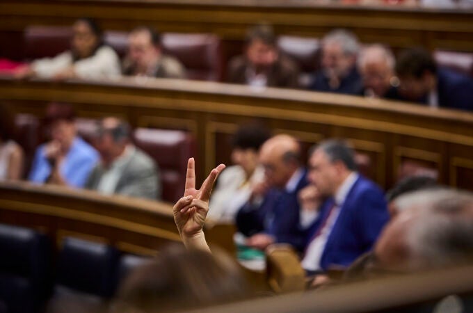 El Congreso ha aprobado este jueves, con 177 votos a favor y 172 en contra, la proposición de ley de amnistía para la normalización institucional, política y social en Cataluña, una iniciativa pactada por el PSOE con Junts y ERC y que permitió hace seis meses la investidura de Pedro Sánchez.