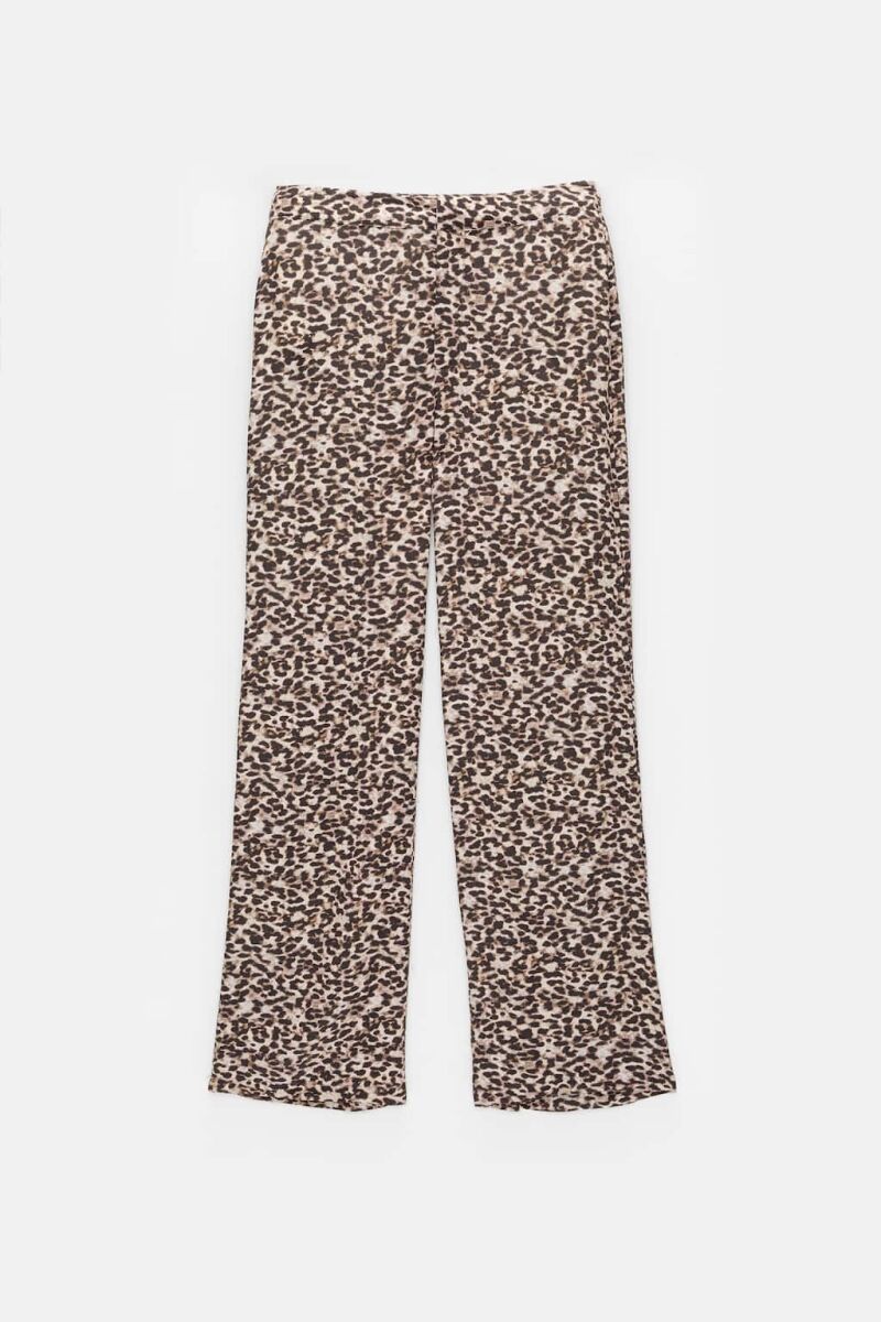 Pantalón de vestir leopardo