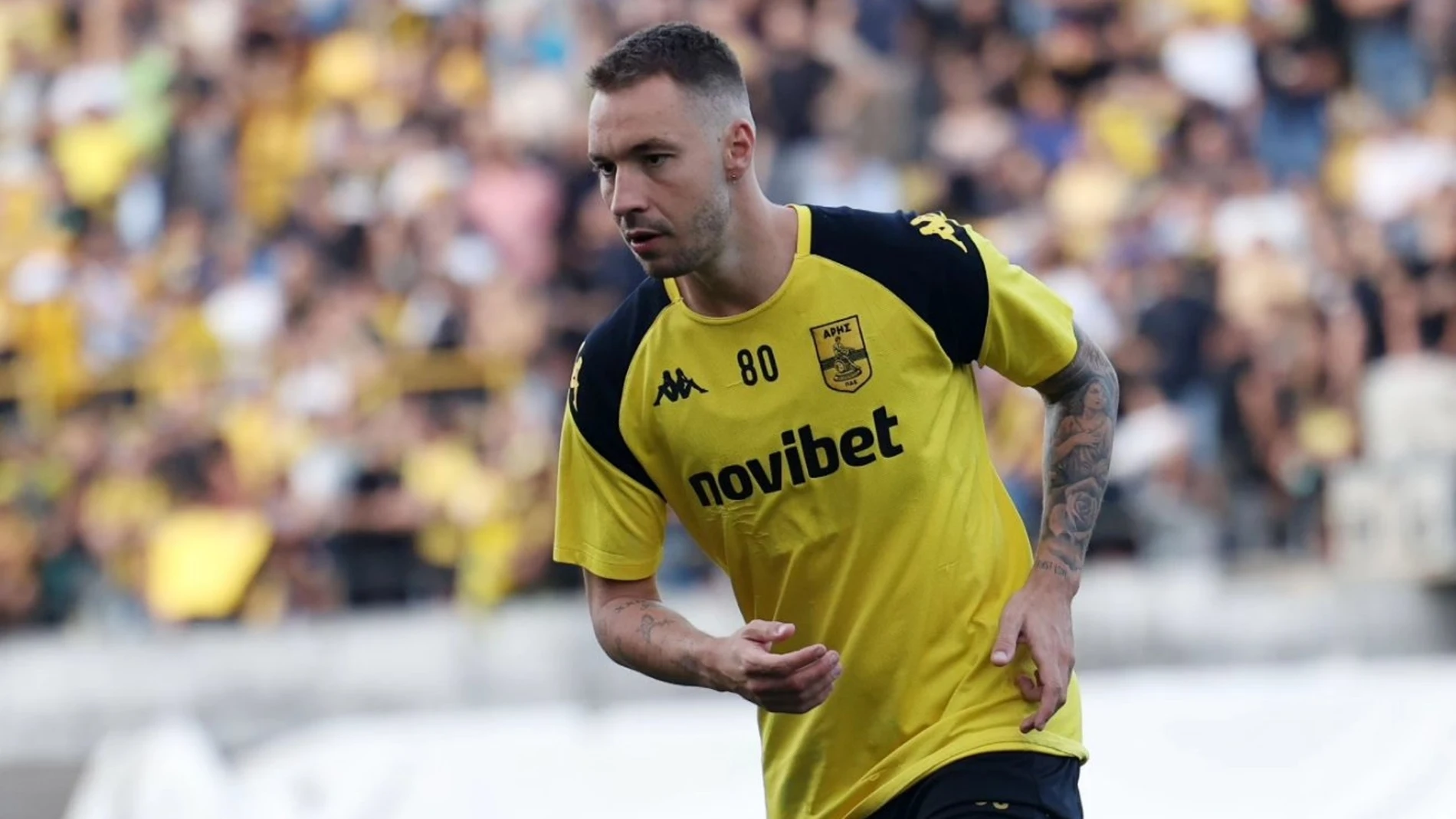 Loren Morón con el Aris de Salónica