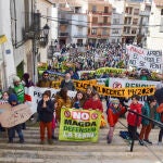 Imagen de una protesta en Castellón contra el proyecto Magda