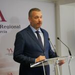 El portavoz del Partido Popular en la Asamblea Regional, Joaquín Segado 