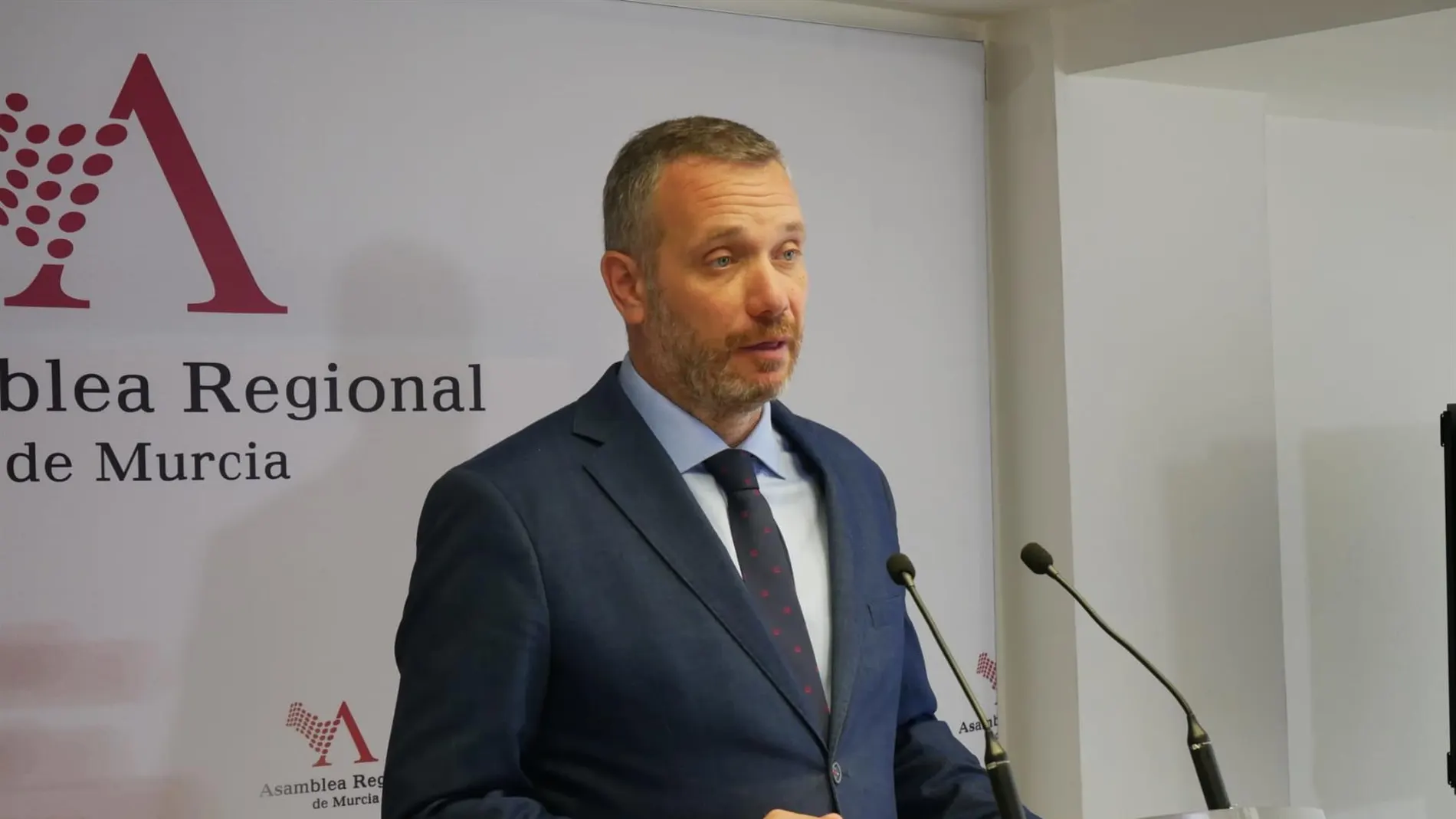 El portavoz del Partido Popular en la Asamblea Regional, Joaquín Segado