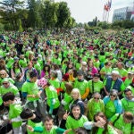 Cerca de 6.000 personas marchan en Burgos contra el cáncer