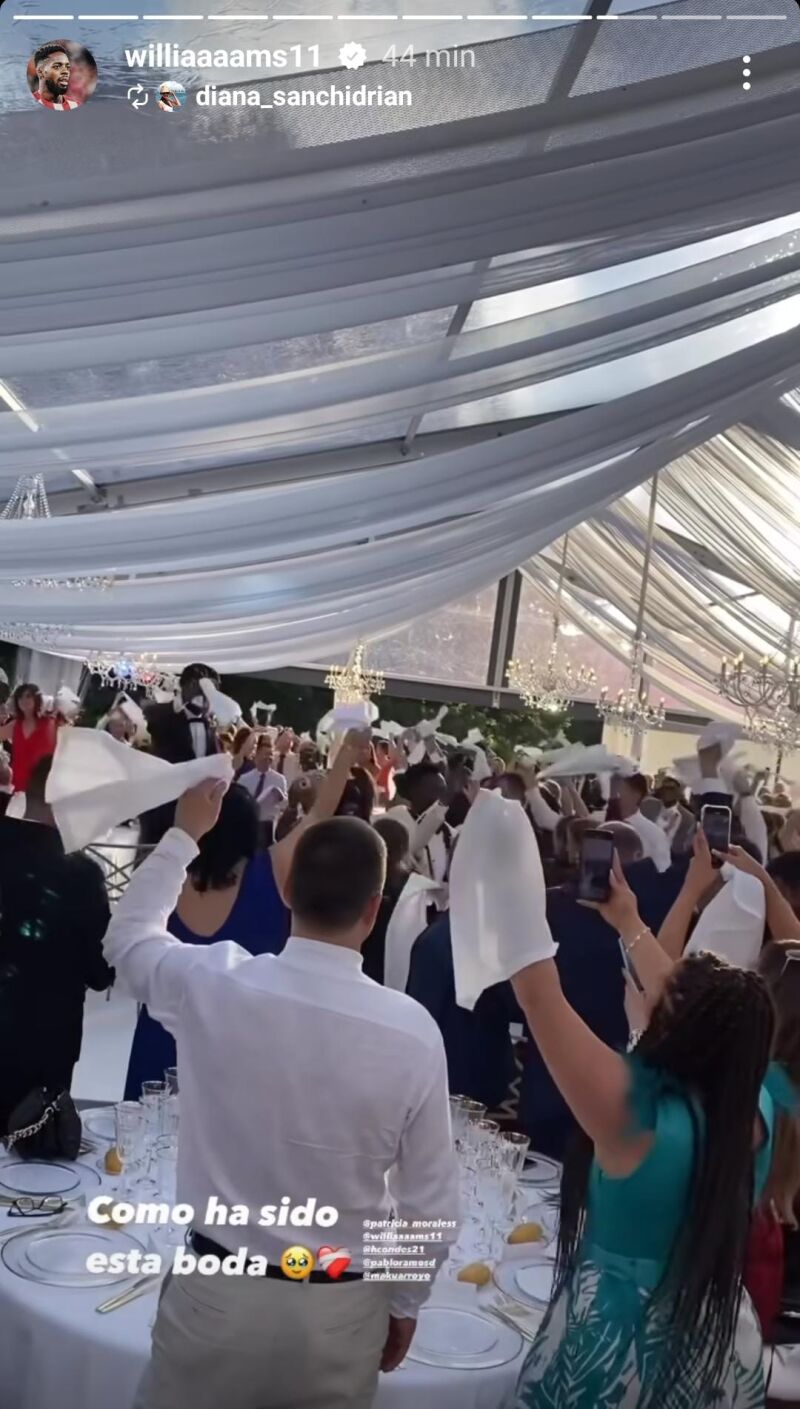 La boda de Iñaki Williams y Patricia Morales