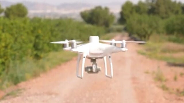 Imagen del dron, de archivo