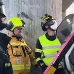 Muere un conductor que subió a la bionda metálica e impactó contra un pilar de un puente en Villa de Vallecas