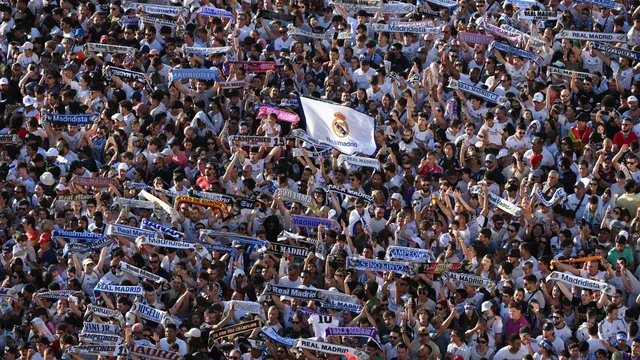 El Real Madrid celebra su 15º título de la Liga de Campeones